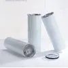 20 once sublimazione tazza bicchieri dritti vuoti bianco acciaio inossidabile 304 vuoto isolato sottile fai da te 20 oz tazza tazze da caffè per auto spedizione marittima 50 lotti DAS471