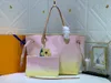 NAVERFULLS роскошные дизайнерские сумки-тоут из оксидированной кожи, модные сумки-сумки для женщин, сумка-тоут с мешочком, кошелек TAHITIENNE MM, женская сумка для покупок 45680