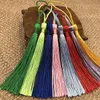 100pcs 80mm Hanging Rope Silk Tassel Fringe For DIY Key Chain Earring Hooks Pendant Jewelry Making Finding Supplies Accessories