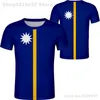 NAURU t-shirt bricolage gratuit sur mesure nom numéro nru t-shirt drapeau de la nation nr république naurun collège imprimer po texte vêtements 220609