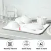 Custom Pattern Kitchen Drying Absorbent Microfiber Nonslip Tableware Pad Dish Mat Heat Resistant Placemat Cushion 220707