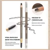 Double-end Machete Eyebrow Pencil with Brush 3D Misty Natural Precise Brows Pencils High Quality Professional Eyebrows Enhancers Makeup