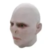 The Dark Lord Voldemort Mask Celmetto Cosplay Masque Boss Latex ORRIBILE MASSIONI SCary Terrorizer Halloween Maschera Costume Prop197P1341679