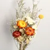 Dekorative Blumenkränze, Vergissmeinnicht, Rose, Gänseblümchen, Sonnenblume, Eukalyptus, natürlich getrocknete Blumen, dekorieren Blumenstrauß für Mutter und Mädchen, Bi334I