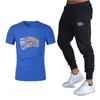 Créateur de mode d'été Survêtements pour hommes Ensembles de chemises Pantalons Ensemble de basket-ball Hommes T-shirt décontracté Joggers Top Gymnases Fitness Pantalons de survêtement Homme vêtements