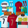 21 22 23 Portuguesa Joao Felix Soccer Jerseys Ruben Neves Bernardo Bruno Ronaldo Fernandes Portugieser 2023 Men de football portugais