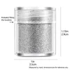 Paillettes per nail art Polvere glitter ultra fine + 1mm + 2mm + 3mm Paillettes piccole Set gradiente ultrasottile WH0604