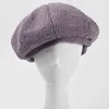 Heta säljer hattar för kvinnor Autumn Winter Soft Polyester Solid Color Windproof Ocongon Cap vuxen unisex cap kvinnlig basker J220722