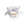 Gift Wrap Hexagon Marble Wedding Favors Box Souvenirs With Ribbon Baby Shower Candy Boxes Party DecorationGift