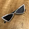 Zaolihu Baby Cat Eye Sunglasses Kids Diamond Crystal Sun Glasses UV400 Summer Shades Black Red Small Ieewear Luxury Gafas DE 220705