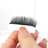 Natuurlijke faux 3D mink wimpers met lijmstrip Tweezer borstel kruis lange dikke valse wimper wreedheid vrije zachte wimperverlenging make -up make -up