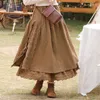 Lamtrip unika lolita lager prinsessan kawaii japansk tjej spets lapptäcke boutique kjol saia vår 210315