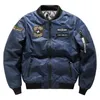 Jackets masculinos Militars ao ar livre usam roupas voadoras em ambos os lados Cotton Jacket para pilotos espessados ​​para roupas de moda grande 2022men '