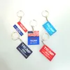 2024 US Election Keychain Pendant Home Decor TRUMP Campaign Slogan Plastic Keychain