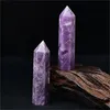 Lepidolite Crystal Tower Reiki Healing Meditation Chakra Campione fatto a mano Collezione di punti Regalo Punto di cristallo