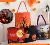 NOVAS Cestas de Halloween Bolsas de abóbora brilhantes Bolsas de doces infantis Festival Bolsas de festivais Decorativa Aderentes 2023 Entrega rápida