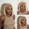 Perruques synthétiques 13x1 4x4 13x4 613 Bob Wig Brésilien Remy Lace Lace Front Human Human Hair Lace Lace Frontal Wigs