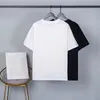 Designer Tide T-shirts Bröstbrevtryck Kortärmad High Street Lös Oversize Sommar Casual T-shirt Toppar i ren bomull för män och kvinnor 4 färger EU-storlek S-XL