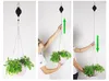 Garden Telescopic Retractable Pulley Pull Down Hanger for Adjustable Potted Plants Hanger Hanging Flower Hook
