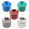 Grinder côncavo Herb Roturers Acessórios para fumantes de liga de zinco 4 Camadas Grinder 40mm 50mm 55mm 63mm Diâmetro Multi cores