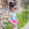 Citgeett Summer Flamingo Kid Baby Girl One Piece Bikini badkleding badkleding badpak zwempak strand bodysuit kleding 997 e3