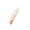 2022 new fashion Korean Metal Pearl Hairpin, Simple Sweet Style, Bangs Straight Clip, and Hairpin Barrettes