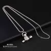 2021 new fist dumbbell pendant hip hop men039s necklace women039s sweater chain temperament jewelry student domineering Fash5167812