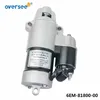 6EM-81800 Startermotorersplaceringsdelar för Yamaha Outboard Motor 4T 75 hk 90 hk F115B 150HP 6EM -81800-00 6EM -81800-01