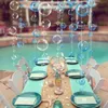 2pcs 2M Clear Bubble Banner Mermaid Birthday Party Hanging Garland Children Underwater Theme Party Decorations Baby Shower
