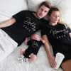 Famille correspondant tenues pizza imprimer papa maman enfants t-shirt famille look père fils vêtements fête des pères cadeau t-shirt bébé Ropper 220531