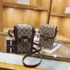 2023 New One Shoulder Mobile Phone Goods Contrast Color Square Bag Urban Fashion with Small Cross Net Designer Handbags 70% Off