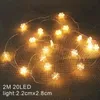 Cordes 2m 10led Santa Claus Snowflake Tree LED Light String décoration de Noël pour Ornement de la maison