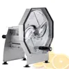 Fruta vegetal Slicer Ajustável Espessura Máquina de corte Máquina de corte comercial Cortador de cebola