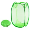 Laundry Products Mesh Fabric Foldable Pop Up Dirty Clothes Washing Laundry Basket Hamper Bag Bin Hamper-Storage bags RRB14884