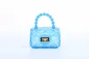 Dzieciowe torebki i torebki urocze mini mini torby crossbody dla kobiet małe monety portfel dziewczynki przezroczystą plażę na plażę 10 kolorów