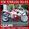 Kit Carrosserie Pour YAMAHA FZRR FZR 250R 250RR FZR 250 FZR250R FZR-250 143No.0 FZR-250R FZR250 R RR 90 91 92 93 94 95 FZR250RR 1990 1991 1992 1993 1994 1995 Carénage Rouge Métallisé