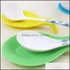 Other Kitchen Dining Bar Heat Resistant Sile Spoon Mat Spata Holder Ta Dhzus