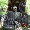 Halloween dekoration skum gravsten Haunted House Bar Scary Rip Tombstone Ornament Party Supplies Skeleton Tombstone Props Halloween Accessories