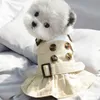 Spirng été chien vêtements beau trench-coat robe vêtements chauds pour petits chiens costumes veste chiot chemise chiens animaux tenues 201102