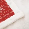 Decken Weihnachten Elch Decke Plüsch Sherpa Fleece Weihnachten für Kind Kinder Erwachsene Bett Sofa Schneeflocke Jahr Geschenk Frauen