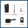 Retevis ra685 walkie tallie jambon iki yönlü radyo istasyonları uzun menzilli telsiz tişört profesional uhf vhf usb tip c şarj cihazı 5W gmrs 220729