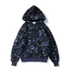 BapeBrand Herren Designer Hoodies Männer Frauen Stylist Jacke Hoodie Camouflage Print Hochwertige Sweatshirts für Männer 6 Farben Pullover Mode