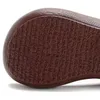 صندل نسائي صيفي بكعب متوسط أحذية نسائية ريترو بو الجلود حجم كبير Sandalias Mujer Sapato Feminino