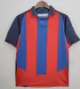 Maglia da calcio retrò del Barcellona 96 97 03 04 05 06 07 08 09 10 11 14 15 XAVI RONALDINHO RIVALDO GUARDIOLA PUYOL Iniesta finale maillot de foot 1899 1999 DAVID VILLA