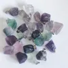 Ciondoli in pietra naturale di fluorite Ciondoli in cristallo di chakra del quarzo per collana di creazione di gioielli fai-da-te