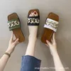 2022 Nieuwe Ring Gesp Bow-knoop Slippers Dames Zomer Mode Platte Slippers Outdooe Beach Schoenen Sandalen