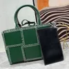 حقيبة حمل Arco Intreccio Leather Top Handl حقيبة واحدة قابلة للفصل نسج الجيب النسيج سلس الأزياء الاتجاه البسيط Luxurys أكياس الكتف
