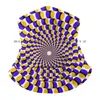 Basker hypnotiska spiral hink hatt sol cap tunnel hypnos universum rymdcirkel mönster vikbar utomhusberets beretsberets