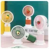 Candy-gekleurde bloemenronde mesh Cover Handheld mini-ventilator draagbare zachte siliconen hoogwaardige buitenstilte