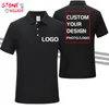 Polo da uomo personalizzate Estate Tinta unita Casual Manica corta Risvolto Top Stampa Moda Immagine Affari Formale Unisex 220722